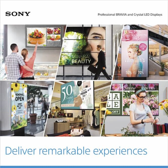 Sony digital signage solutions