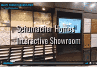 interactive showroom digital signage alveni