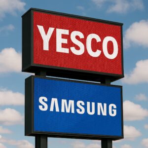 digital signage blog yesco samsung saga