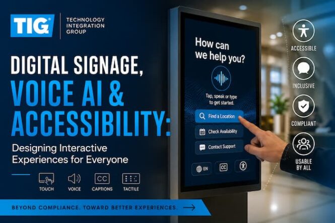 digital signage accessibility and ADA